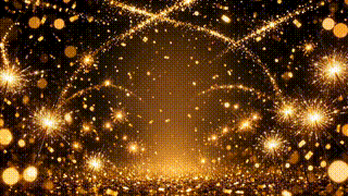 Sparkle Gold Bokeh