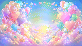 Pastel Balloon Sky
