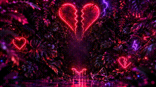 Neon Broken Heart