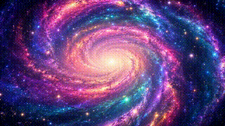 Cosmic Nebula Swirl