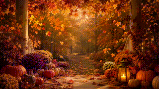 Autumn Maple Porch