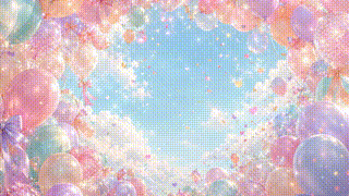 Pastel Balloon Sky