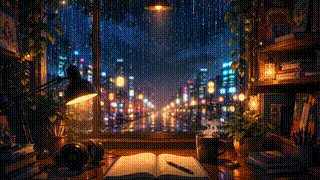 Lofi Rainy Window