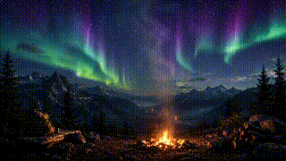 Mountain Summit Aurora