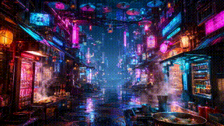 Cyberpunk Night Market