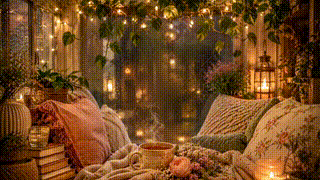 Cozy Tea Blanket Nook