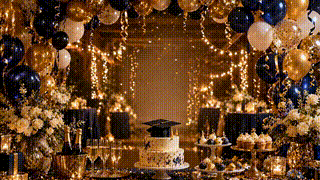 Balloon Table Gold