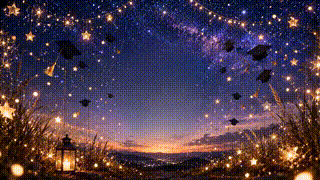 Cap Toss Starry Night