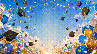 Cap Toss Blue Sky