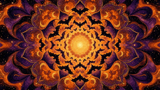 Kaleidoscope Bat Mandala