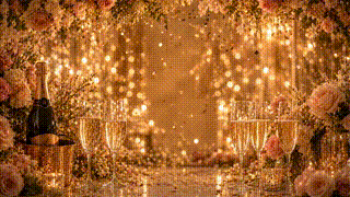 Champagne Gold Celebration