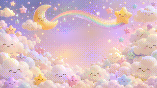 Kawaii Clouds Stars