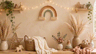 Boho Rainbow Neutral