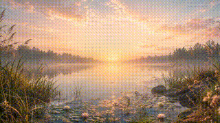 Serene Sunrise Water