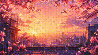 Anime Sakura Rooftop