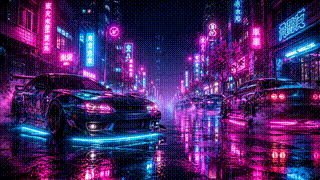 Tuner Car Night Street