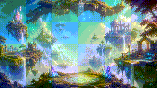 Fantasy Floating Islands