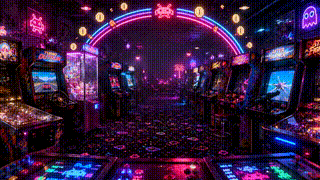 Retro Arcade Neon
