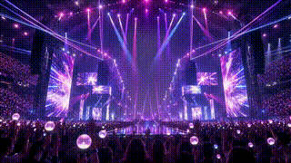 K-Pop Concert Stage