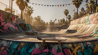 Skate Park Graffiti Bowl