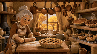 Pie Kitchen Claymation