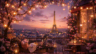 Paris Love Balcony