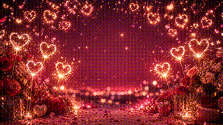 Sparkler Hearts