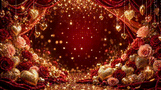 Red Velvet Gold Luxe