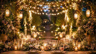 Garden String Light Reception