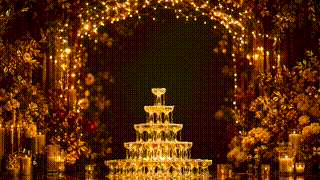 Champagne Tower Glam